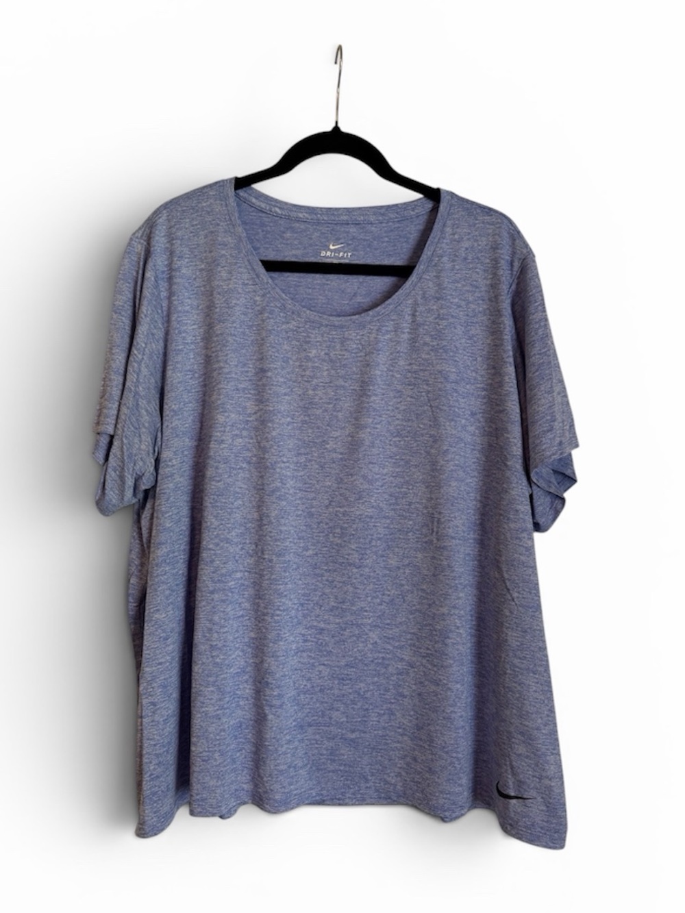 Nike Dri-FIT Heathered Blue Short Sleeve Tee